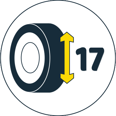 اطارات مقاس 17