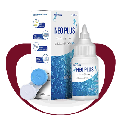 محلول عدسات