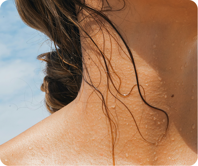 Glowing neck