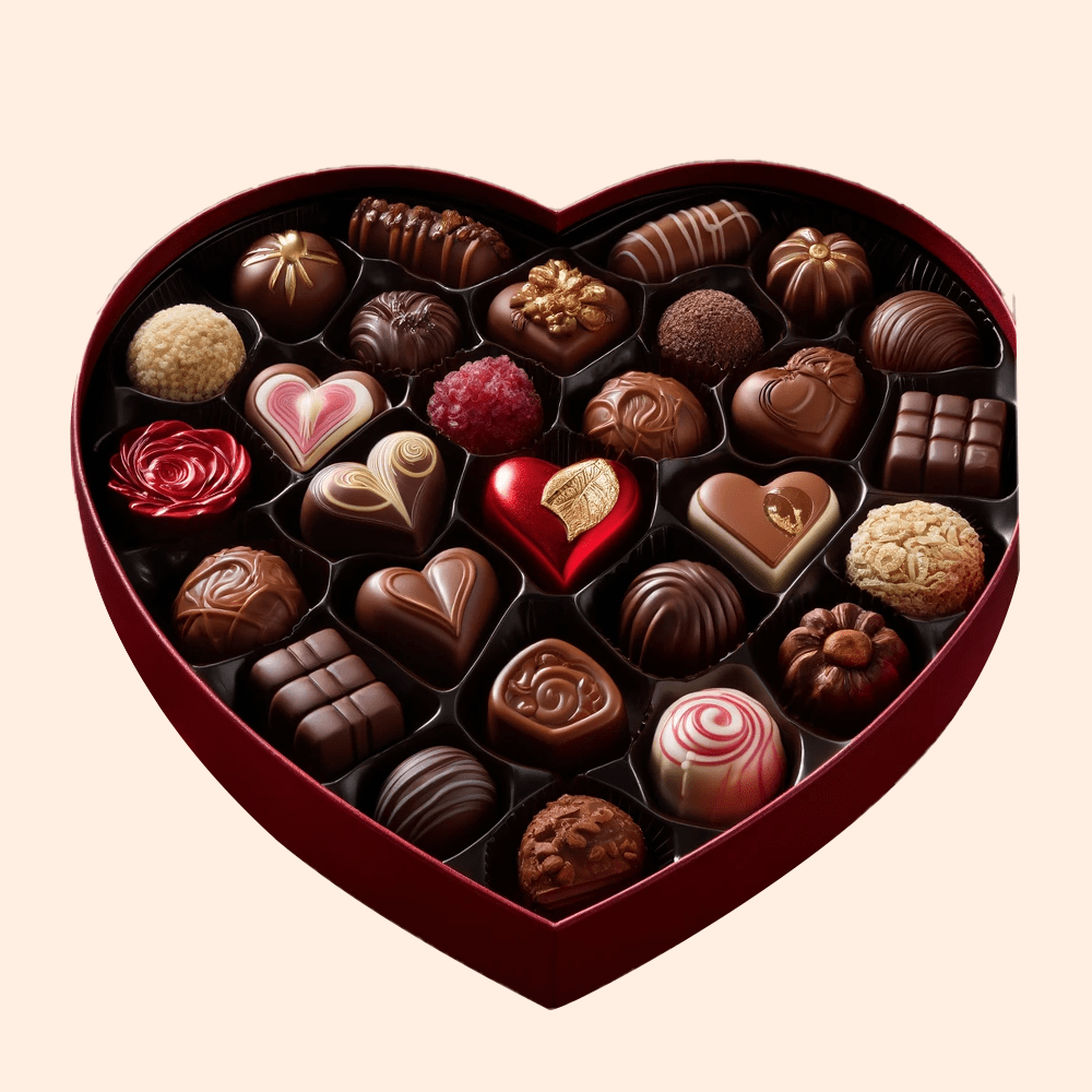 Roses and chocolates