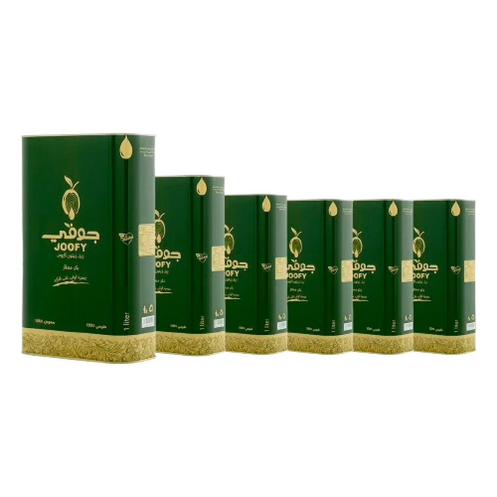 بكج زيت زيتون جوفي 6-عبوات 1-لتر