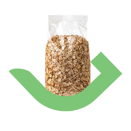 رقائق الشوفان العضوية