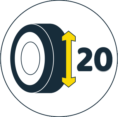 اطارات مقاس 20