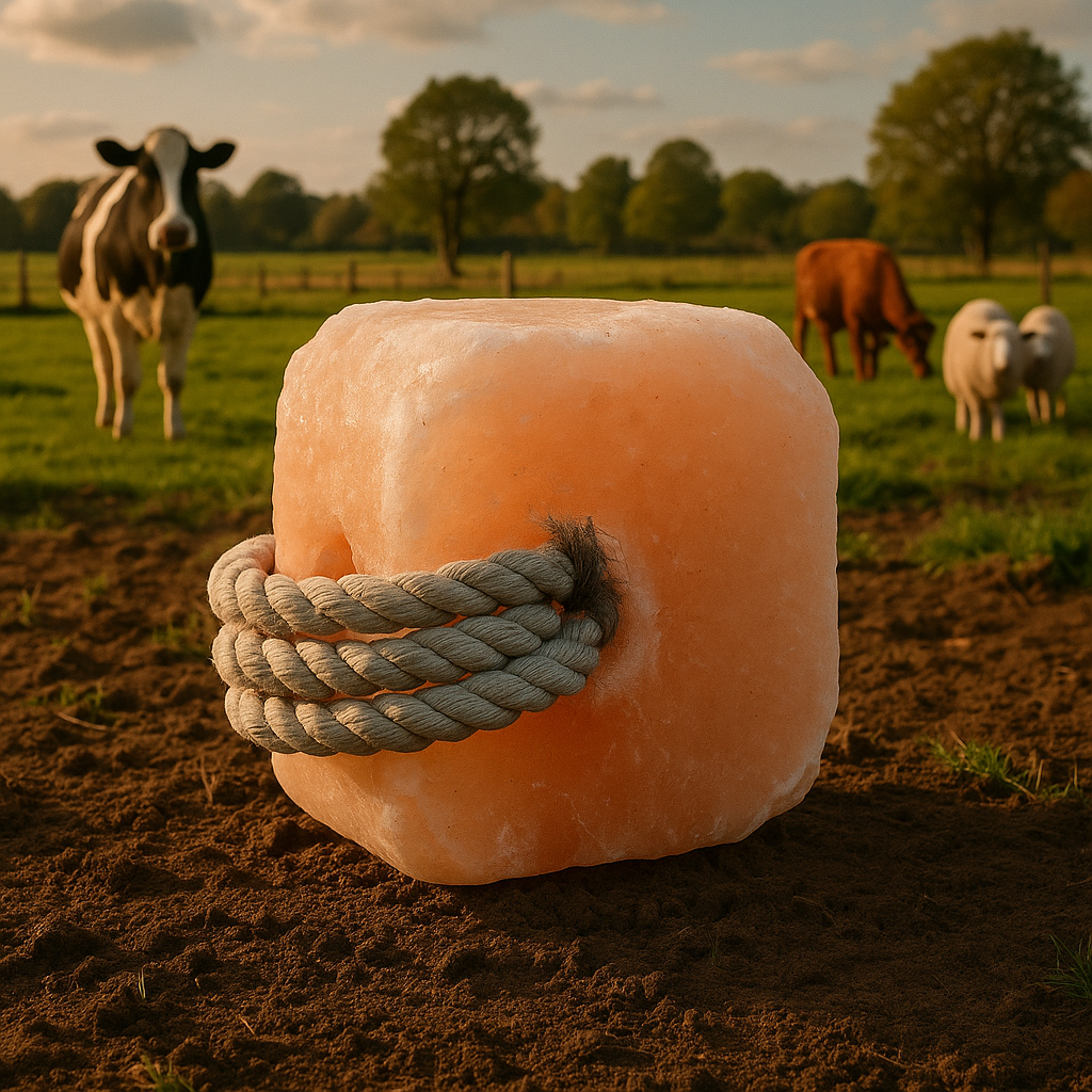 ملح لعق الحيوانات