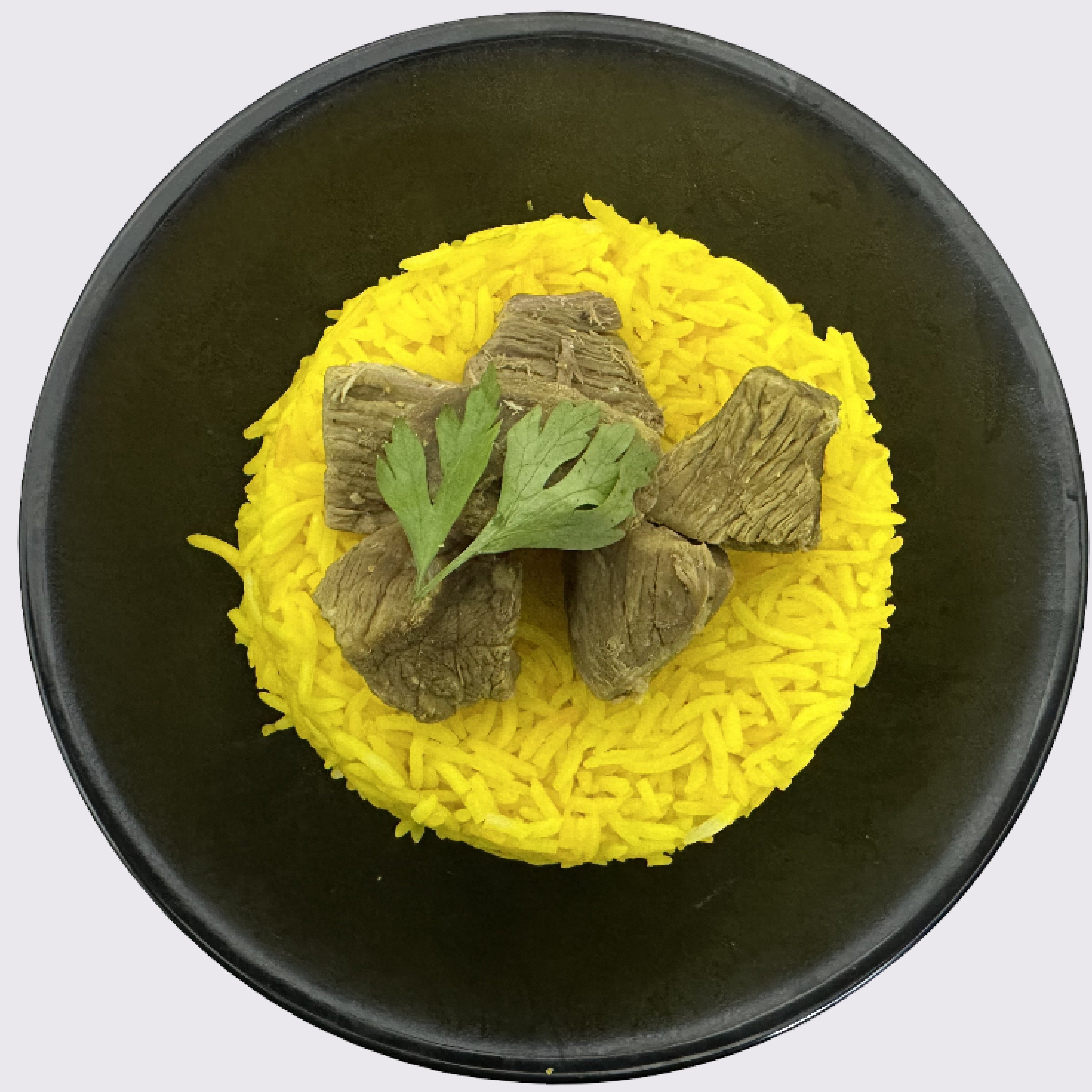 مندي لحم مع الرز-