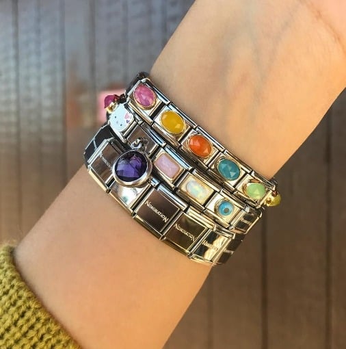 أساور تركيب - أحجار