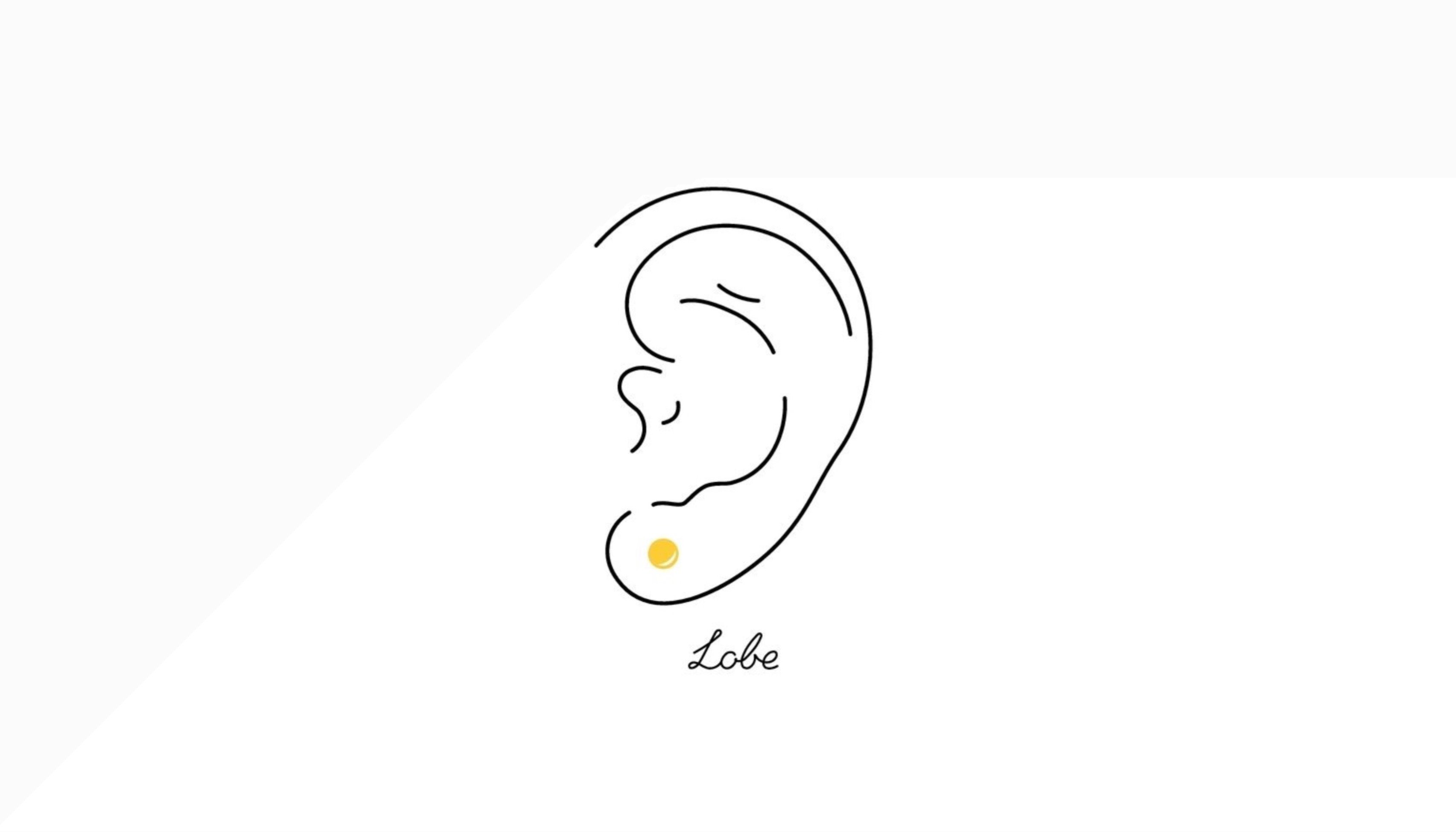 خرم لوب - Lobe Piercing