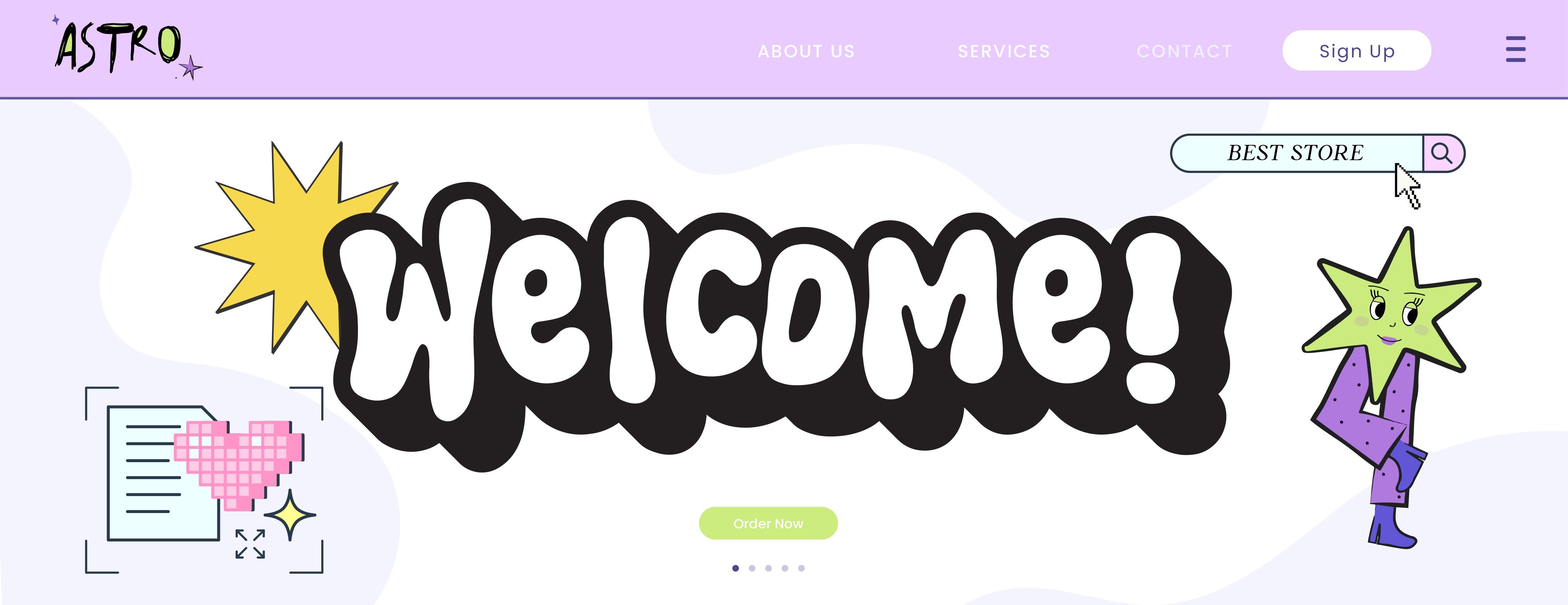 fixed banner