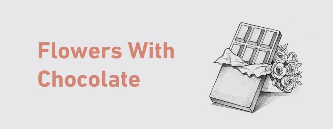 شوكولاتة وورد