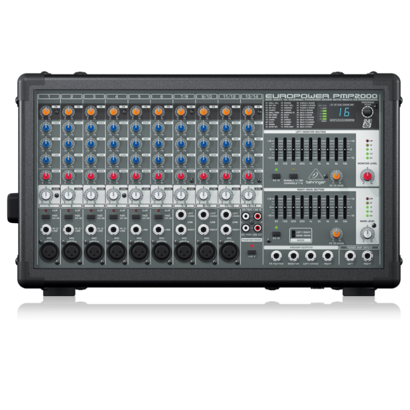 Behringer PMP2000 - 800W Portable Mixer with Multi-Effects