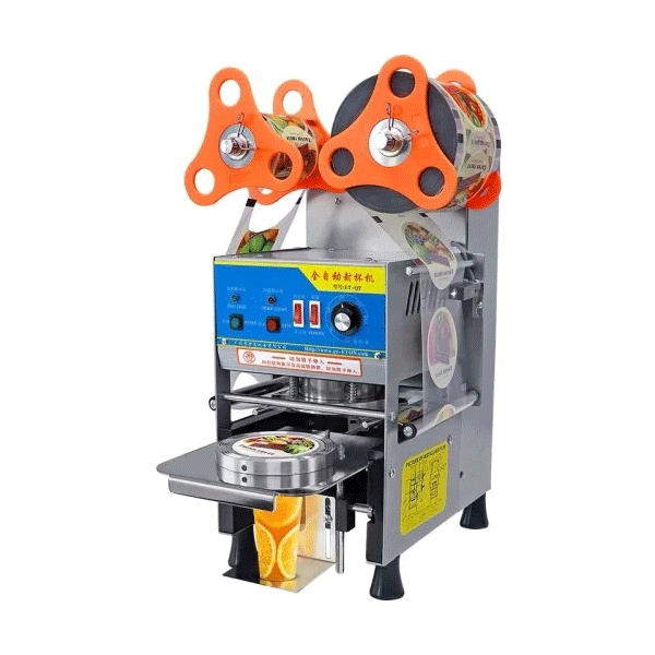 خفق المشروبات وتغليف أكواب العصائر