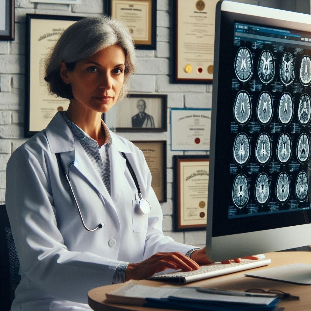 كشفية طبيبة مخ و اعصاب