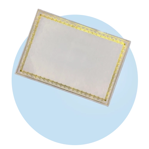 Certificates of thanks and appreciation