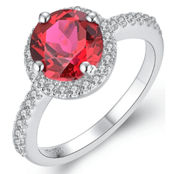 خواتم الماس روبي