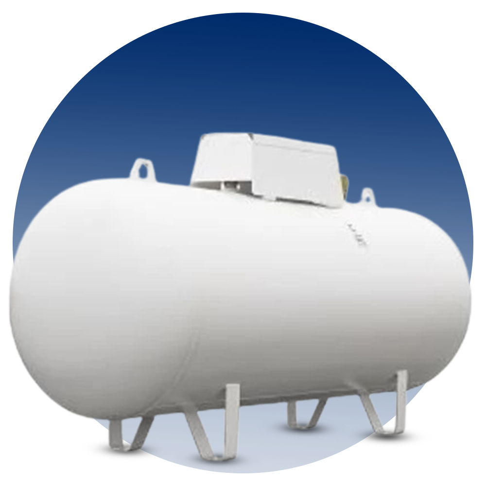 خزانات غاز فوق الارض