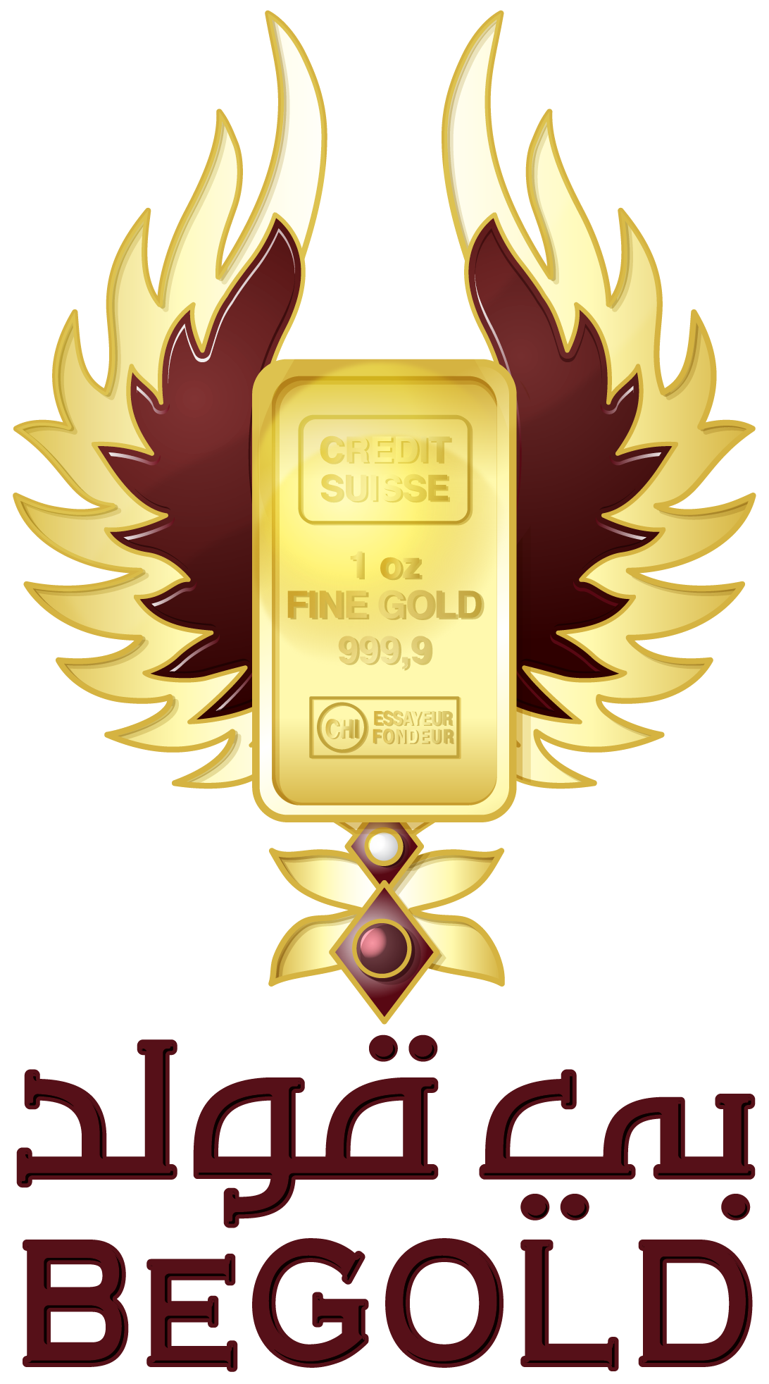 BE GOLD Logo