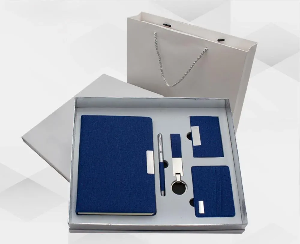 طقم هدايا مكتبية فاخرة قابل للطباعة أو الحفر