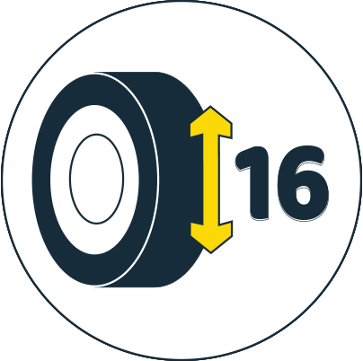 اطارات مقاس 16