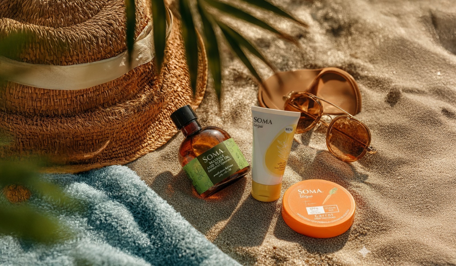 احمي بشرتك من الشمس – مجموعة العناية بالشاطئ