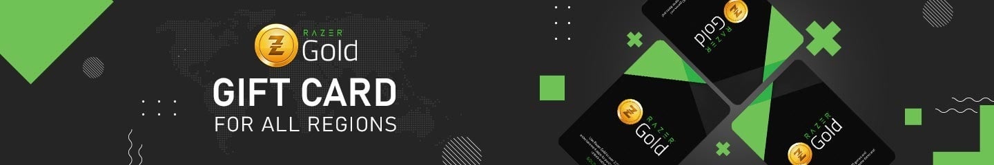 Gaming Gift Cards | Razer Gold Global Gift Cards