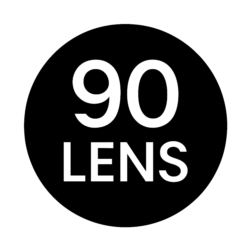 شفافة عبوة من 90 عدسة