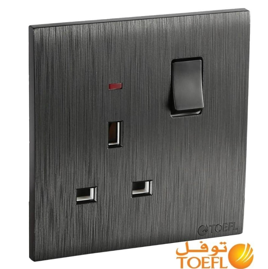 توفل بيانو بلاتيني أسود