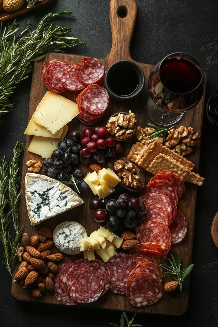 الأجبان الفاخرة واللحوم الباردة