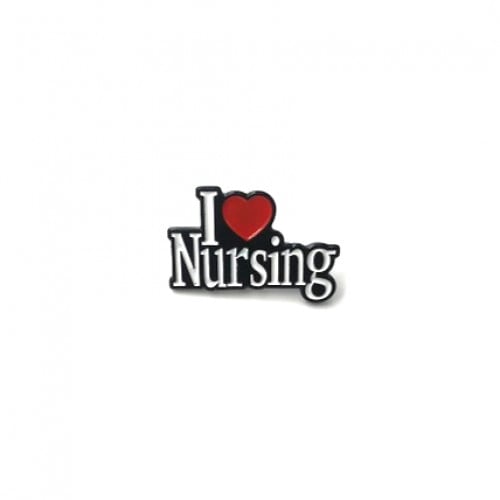 I Love Nursing Brooch