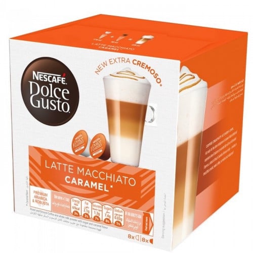 Latte Macchiato Caramel Dolce Gusto capsules