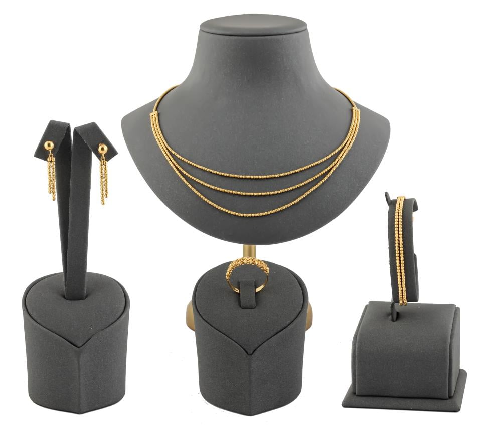 طقم ذهب عيار 21 فرع 3- عيار21