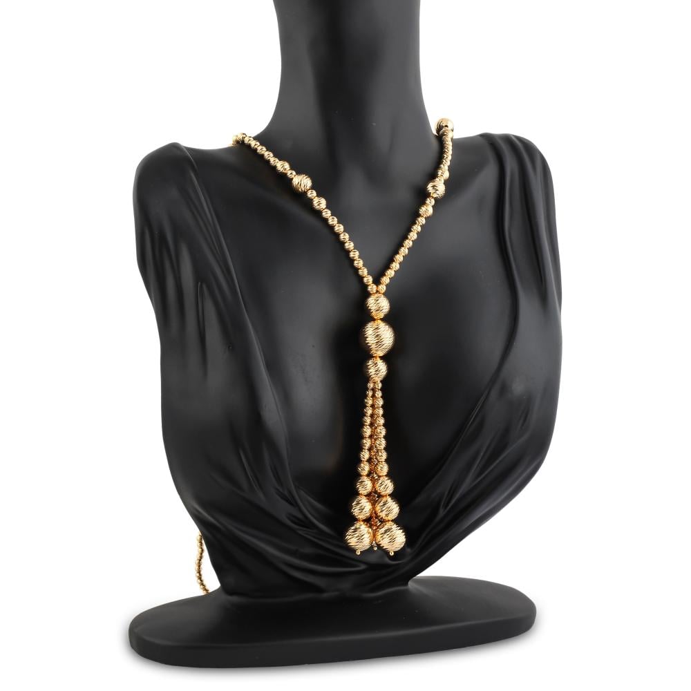 سبحه طويل ذهب عيار 21 فرع (3)- عيار21