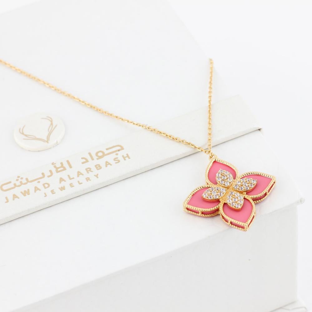 طقم ذهب تصميم عالمي-عيار 18