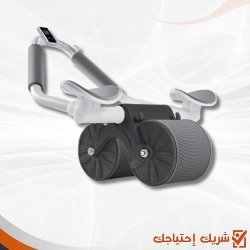 عجلة تمارين البطن مقبض واحد - اللون اسود
