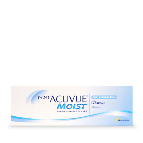 Acuvue Moist Toric - اكيوفيو مويست يومية بإنحراف