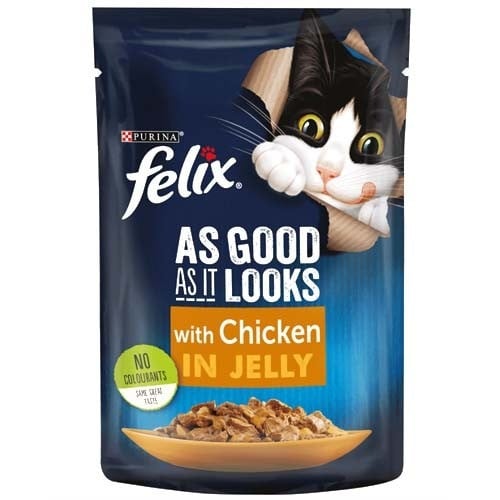 purina felix بالدجاج