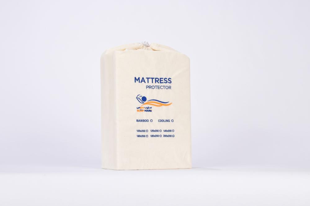 واقي سوائل بتقنية التبريد نفر  Mattress protector water proof tencel