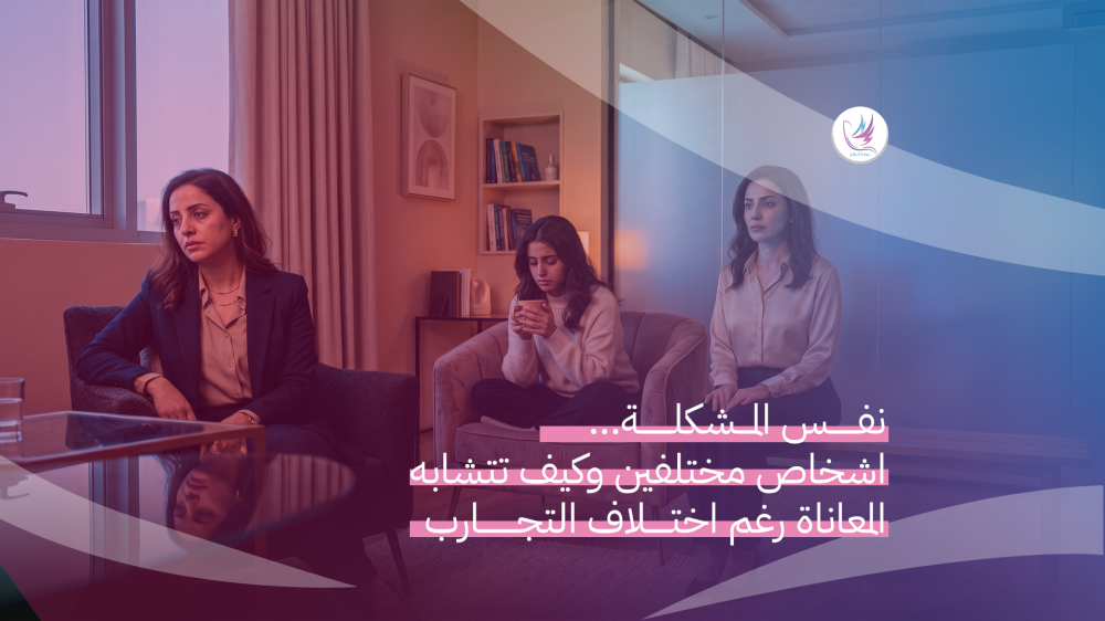 نفس المشكلة…اشخاص مختلفين وكيف تتشابه المعاناة رغم اختلاف التجارب