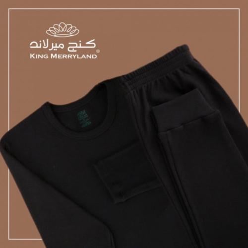 بجامة كينج ميرلاند شتوية بلاك فاتح