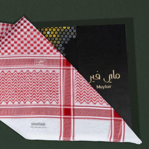 شماغ البسام احمر ماي فير رسمي