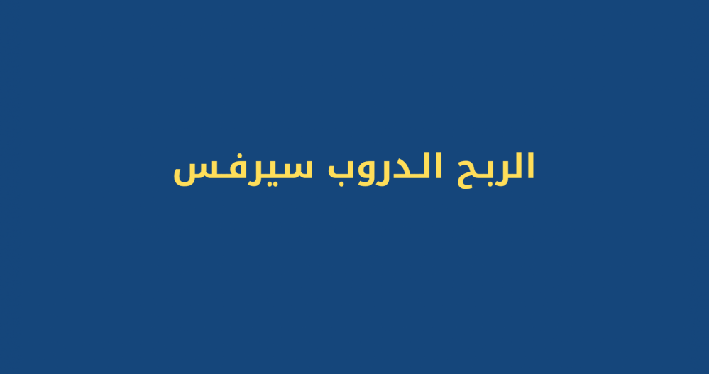 الربح من الدروب سيرفس