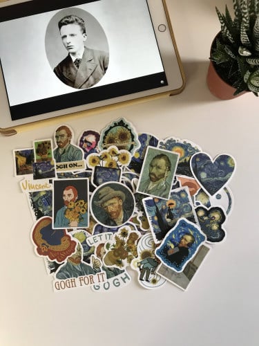 Van Gogh stickers 50 Pcs