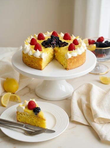 كيكة الليمون