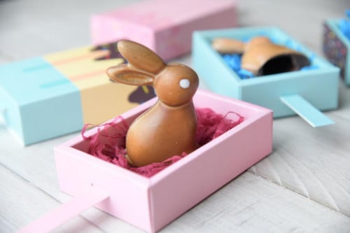 توزيعات العيد للأطفال شوكولاته على شكل ارنب