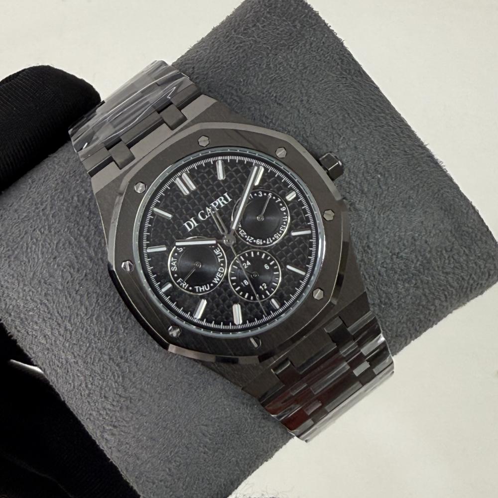 ساعة رجالي دي كابري ستيل مينا اسود - DI77512