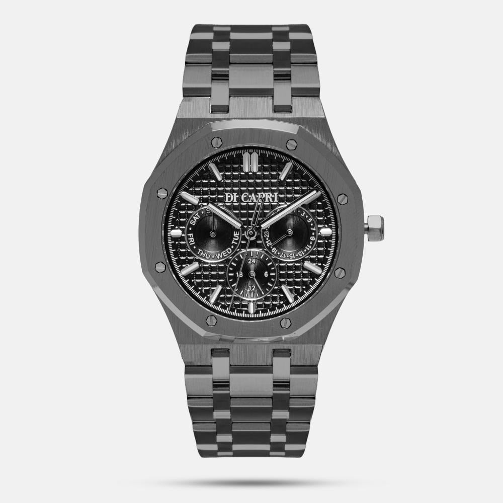 ساعة رجالي دي كابري ستيل مينا اسود - DI77512
