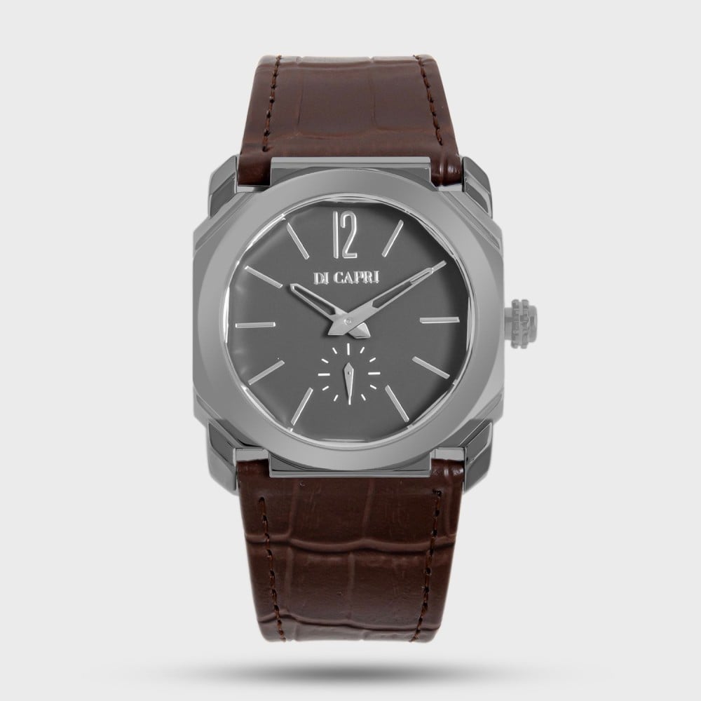 ساعة جلد رجالي