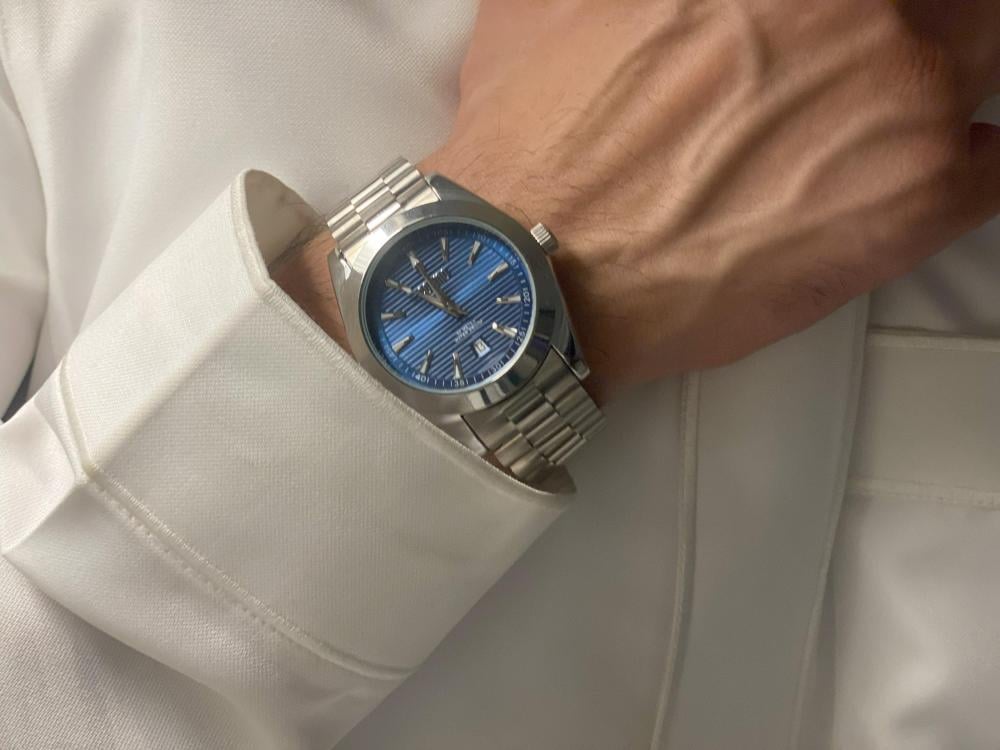 طقم رجالي بميناء زرقاء CO77107TGW