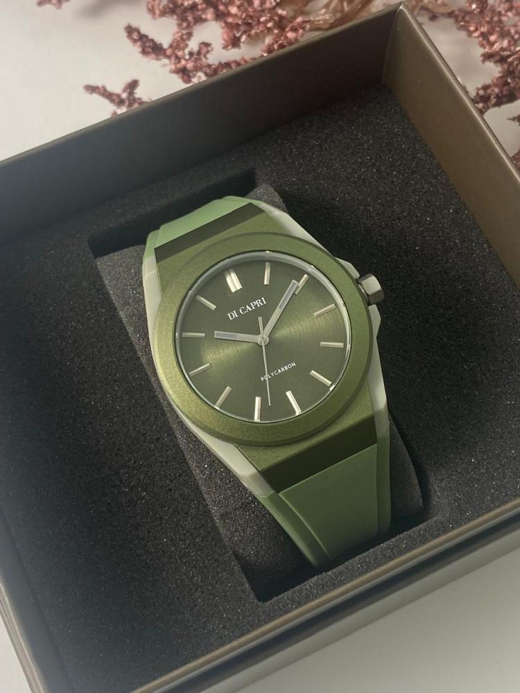 ساعة رجالية سبوت ربل لون اخضر  -  DI77123