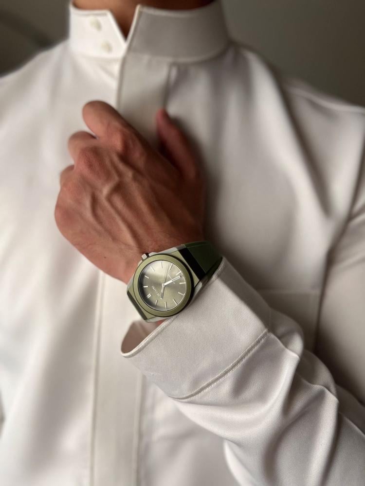 ساعة رجالية سبوت ربل لون اخضر  -  DI77123