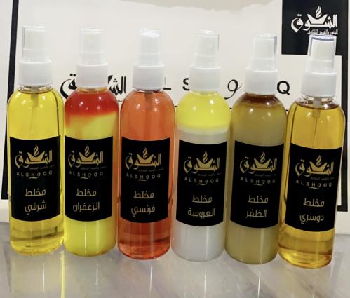 مجموعة مخلط عطور مفارش بسعر الجمله العدد 6 حبات مق...